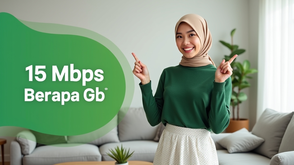 15 Mbps Berapa Gb