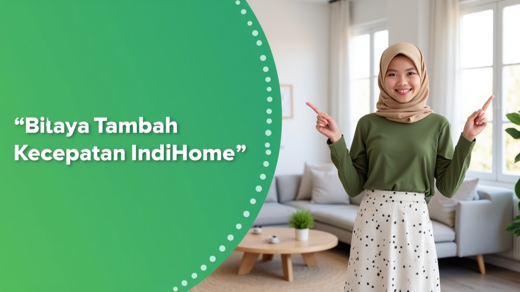 Biaya Tambah Kecepatan Indihome