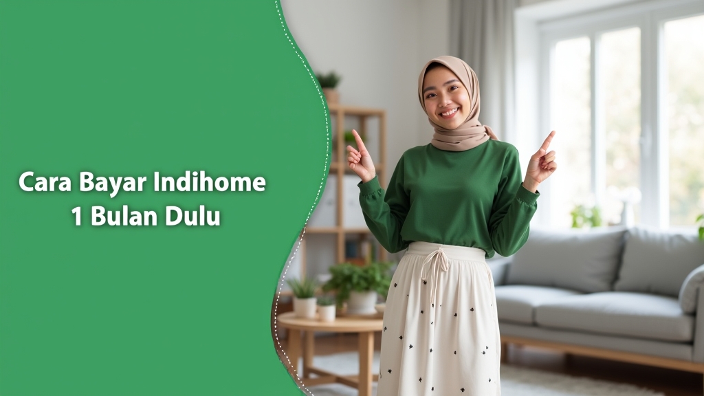 Cara Bayar Indihome 1 Bulan Dulu