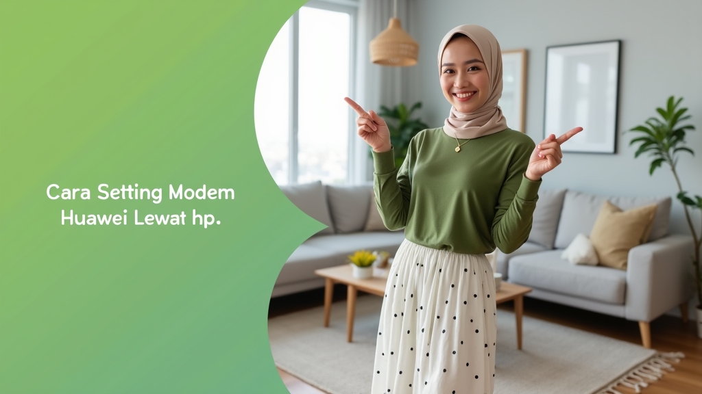 Cara Setting Modem Huawei Lewat Hp