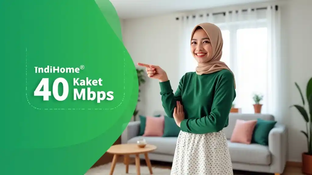 IndiHome Paket 40 Mbps  | Harga Paket Pasang WiFi IndiHome Terbaru
