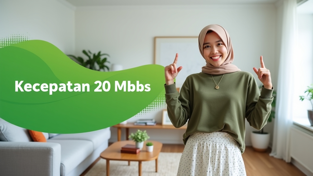 Kecepatan 20 Mbps Indihome