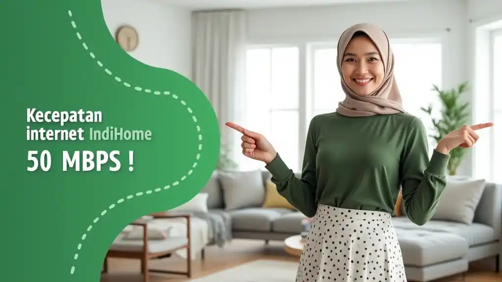 Kecepatan Internet Indihome 50 Mbps