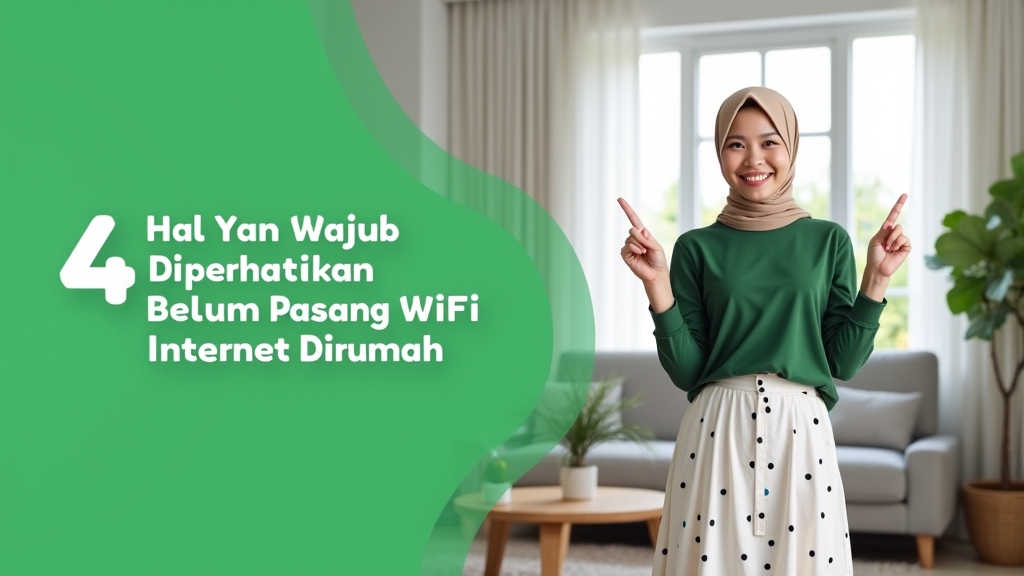 4 Hal Yang Wajib Diperhatikan Sebelum Pasang Wifi Internet Dirumah