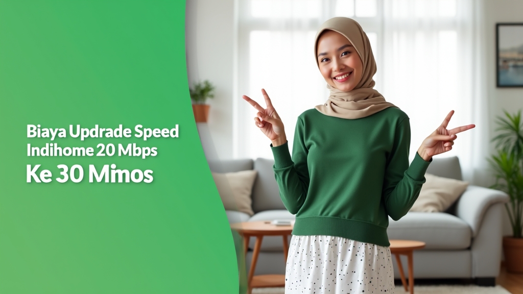 Biaya Upgrade Speed Indihome 20 Mbps Ke 30 Mbps