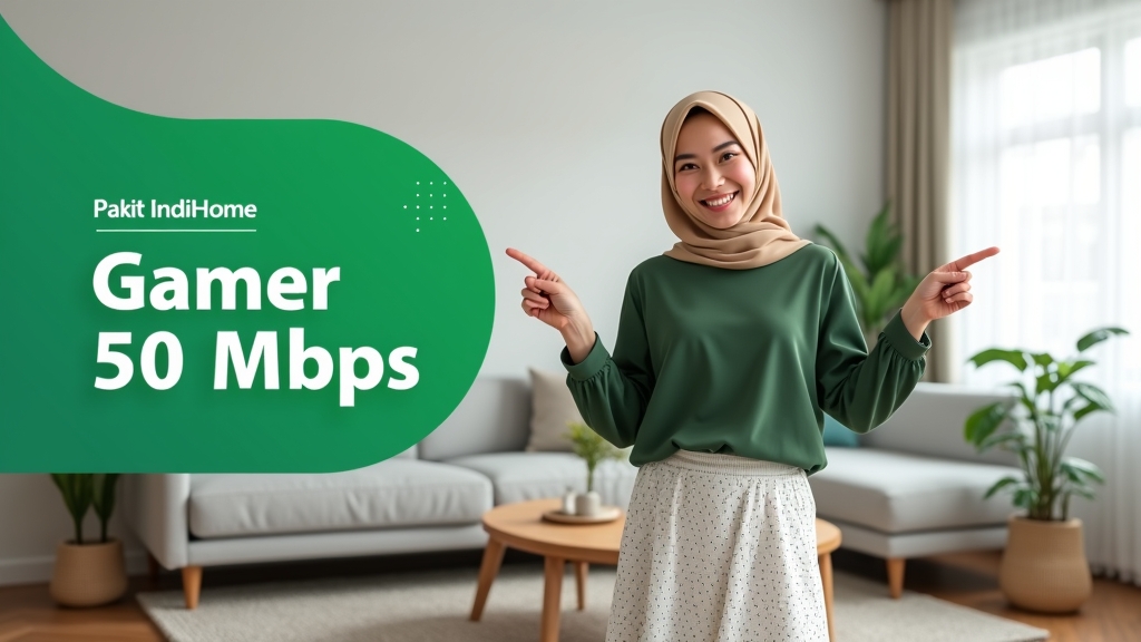 Paket Indihome Gamer 50 Mbps
